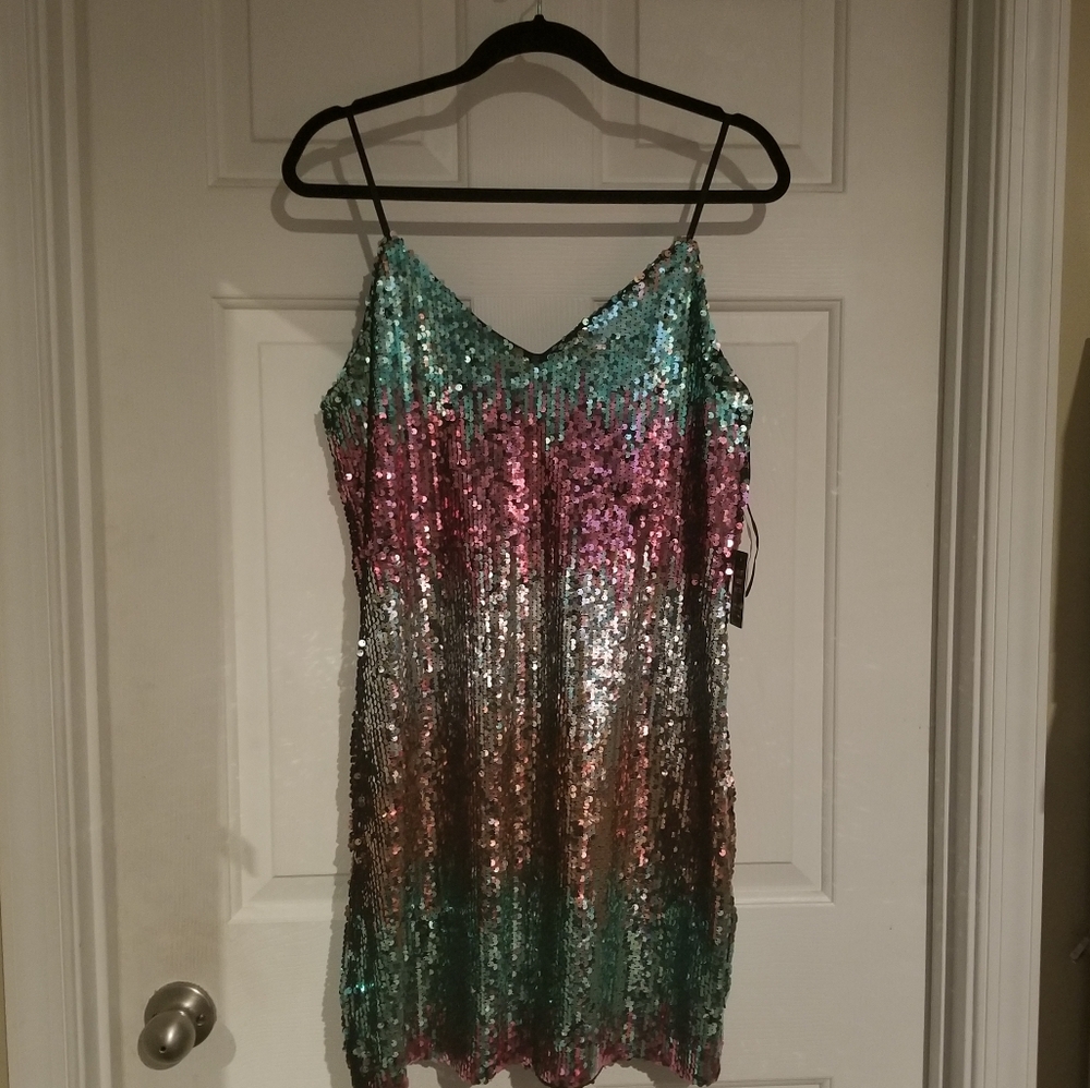 Sparkly Sequin Minidress
